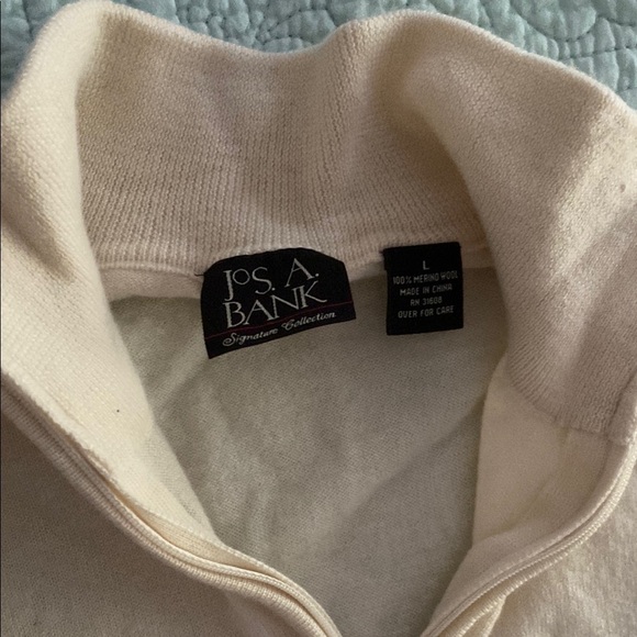 Jos. A. Bank Women's Cream Turtleneck Sweater - Picture 2 of 3